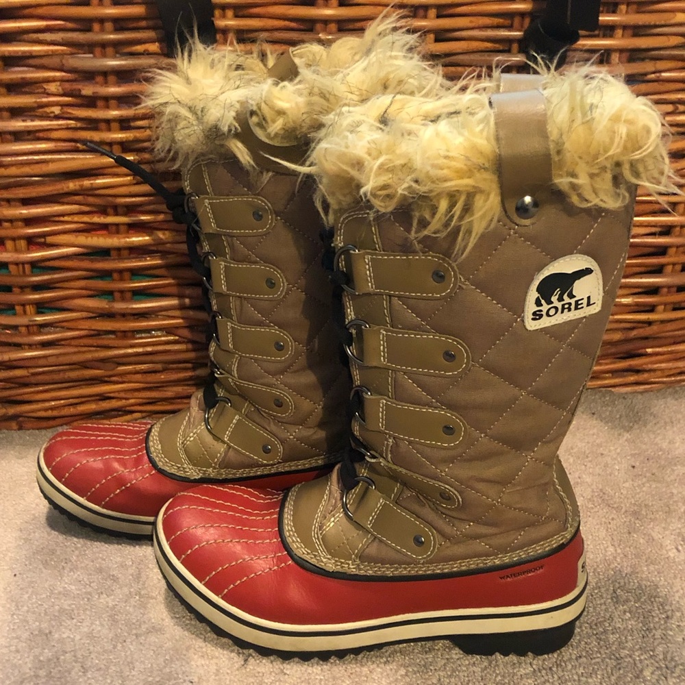 Womens Sorel NL 1909-239 Waterproof Autumn Trail Tofino Snow Boot. US Size 6.